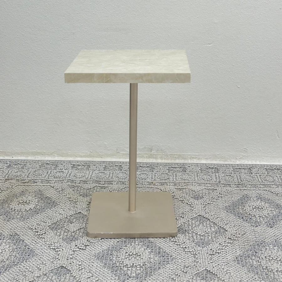 Service table surface alternative marble base iron color mixed