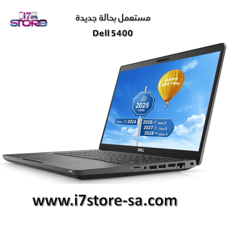 Dell 5400- معالج core i7 الجيل الثامن - رام 16 جيجا - هارد 512 جيجا SSD