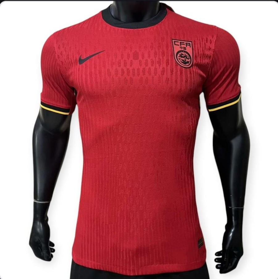 تيشيرت منتخب الصين الاساسي(نسخه الاعبين) 25/26