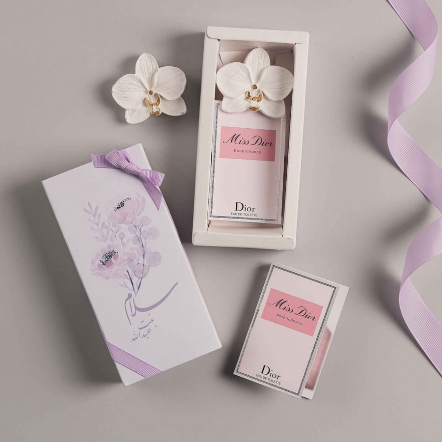 ١٠ حبات - توزيعات عطر مس ديور 2 مل مع حجر معطر