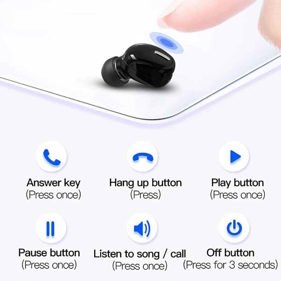 Wireless Bluetooth headphones water-resistant
