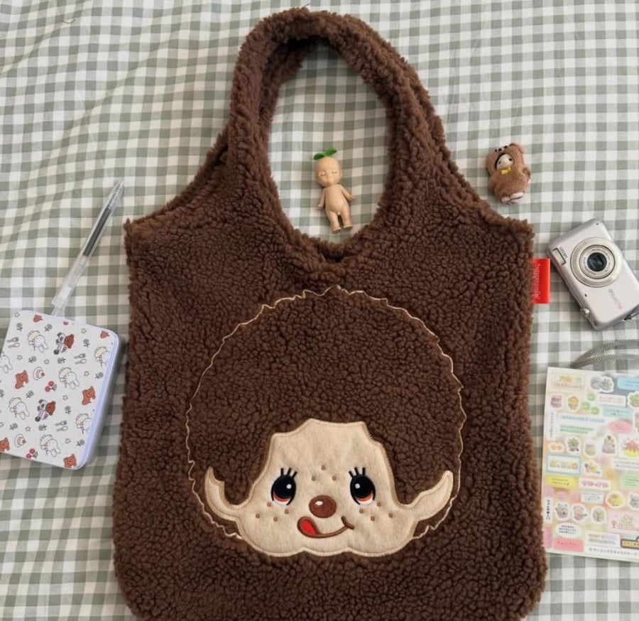 Monchhichi tote bag