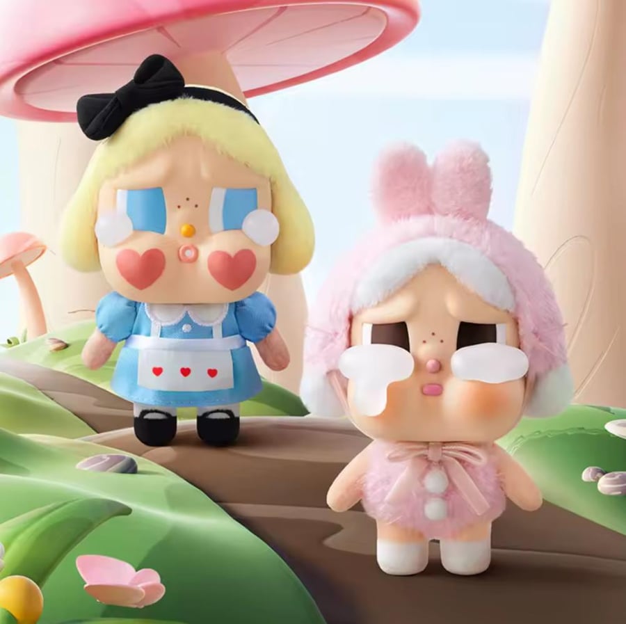 Original 100% POP MART CRYBABY Crying Again Series - Vinyl Face Plush