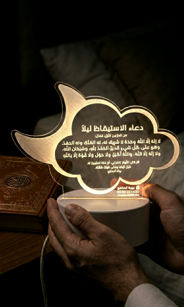 سراج المغفرة - نجفة ذكر الاستيقاظ ليلاً - هدية رمضانية أو عيدية مميزة- هدية دينية - عيدية مميزة