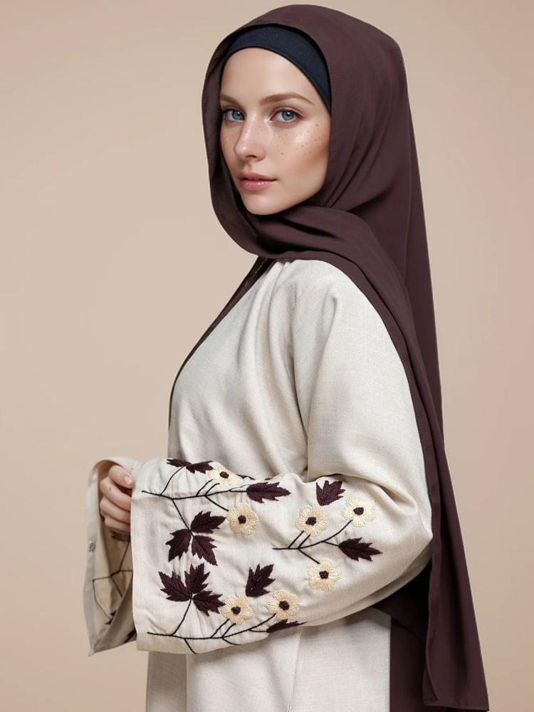 عبايات لون بني