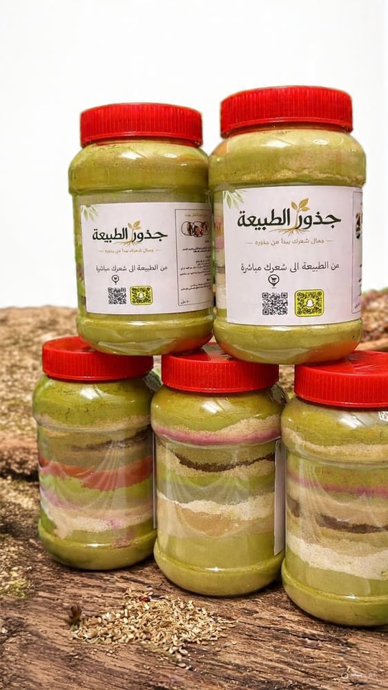 حناء للشعر بالبروتين الطبيعي والأعشاب
