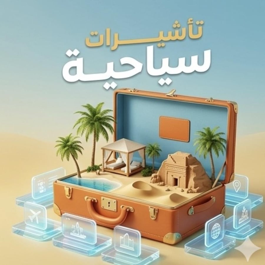 أصدار تأشيرات سياحية للسعودية