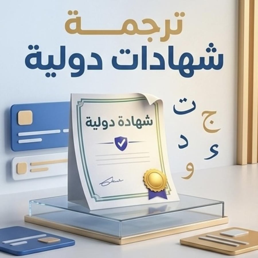 ترجمة شهادات دولية