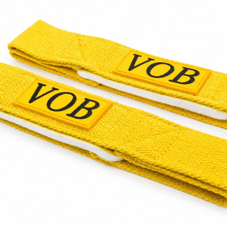 ربطة السحب أصفر - Lifting Straps