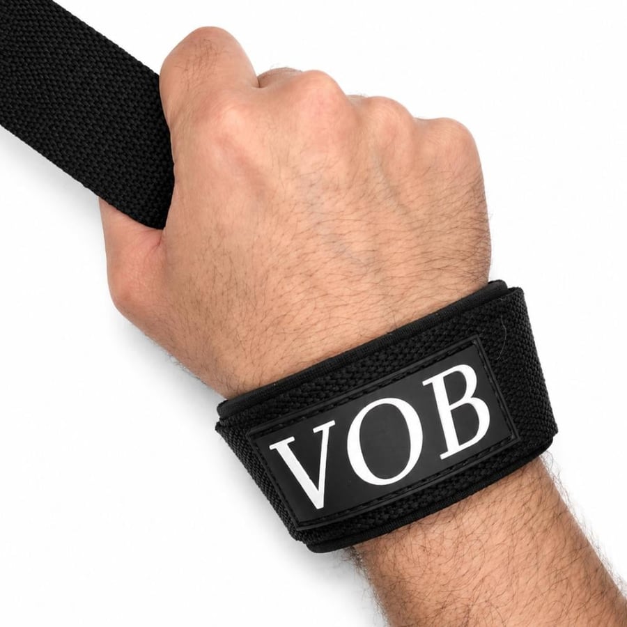 ربطة السحب أسود - Lifting Straps