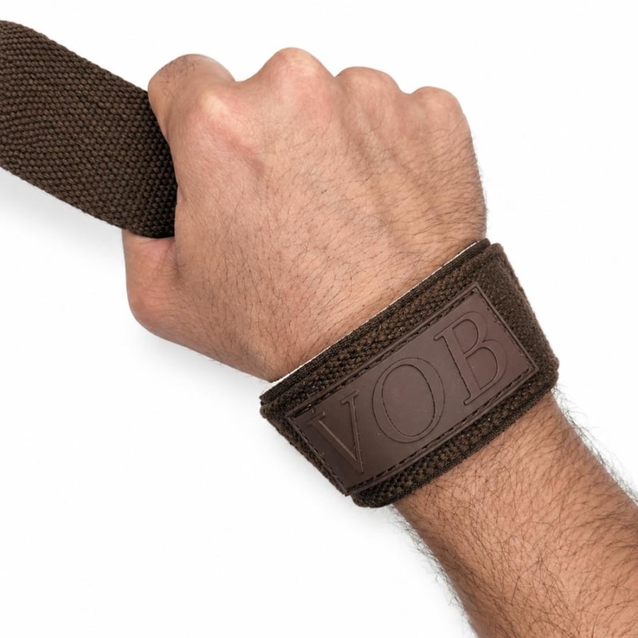 ربطة السحب بني - Lifting Straps