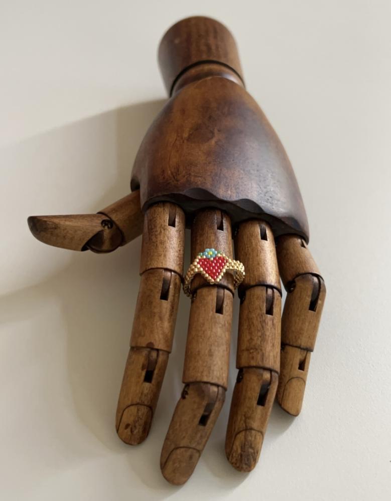 خاتم قلب - Ring Free Size