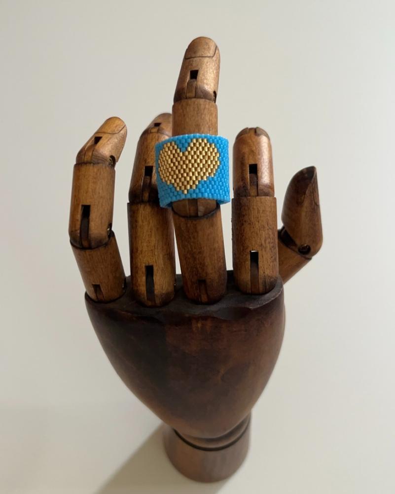 خاتم قلب - Ring Free Size