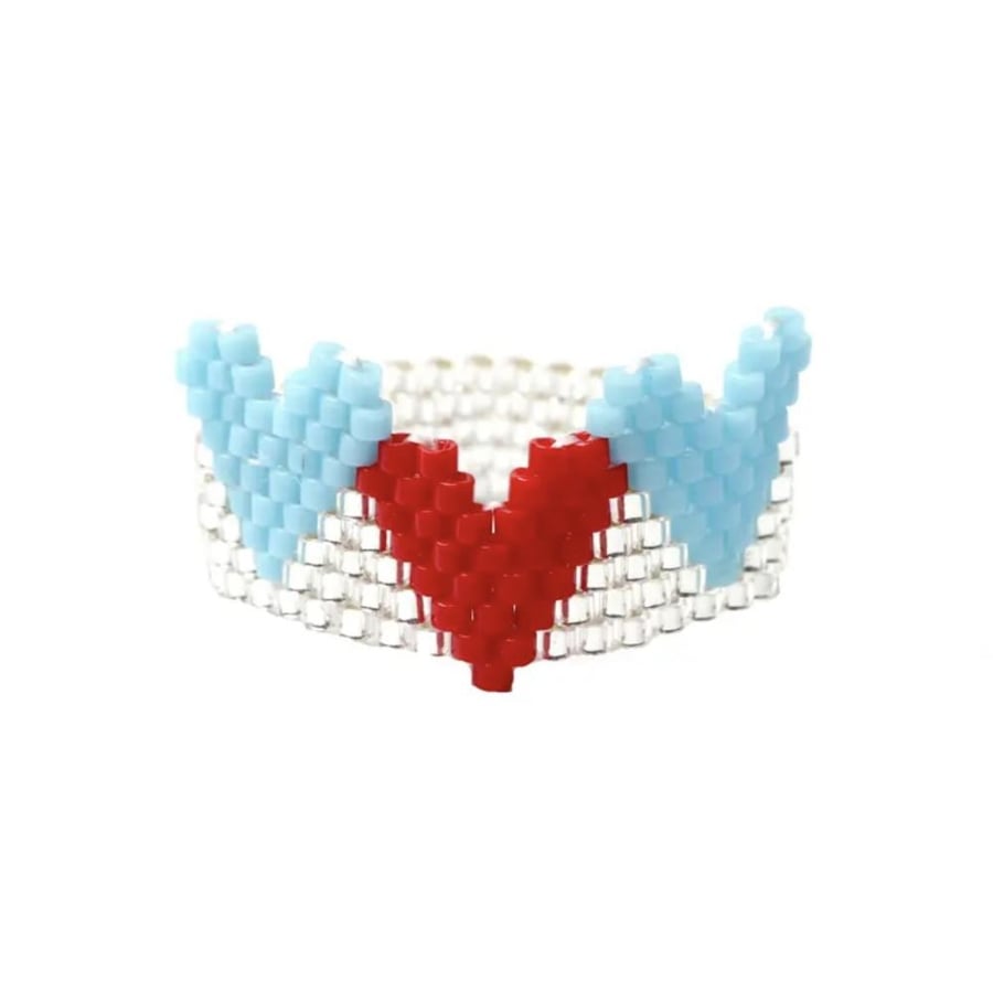 خاتم قلب - Ring Free Size