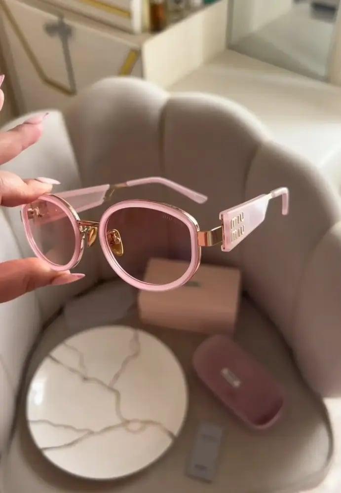نظارة ميو ميو Pink