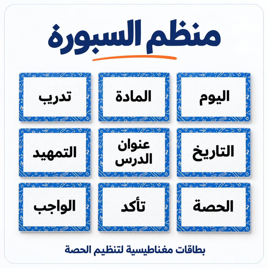 بوكس حصتي جاهزة للمعلم | أدوات صفية وأنشطة