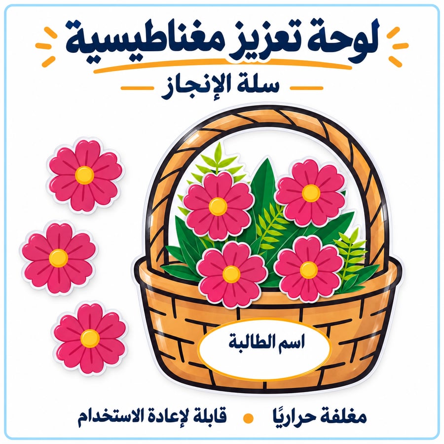 سلة التعزيز المغناطيسية للطالبات – 30 سلة