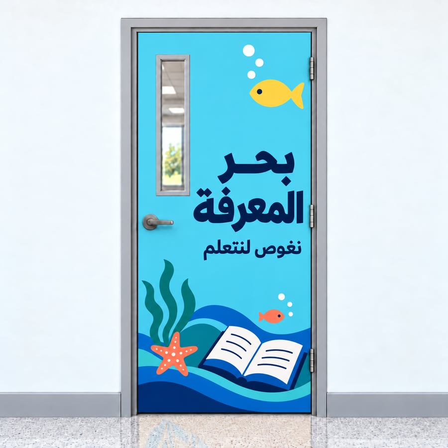 استيكر باب - بحر المعرفة