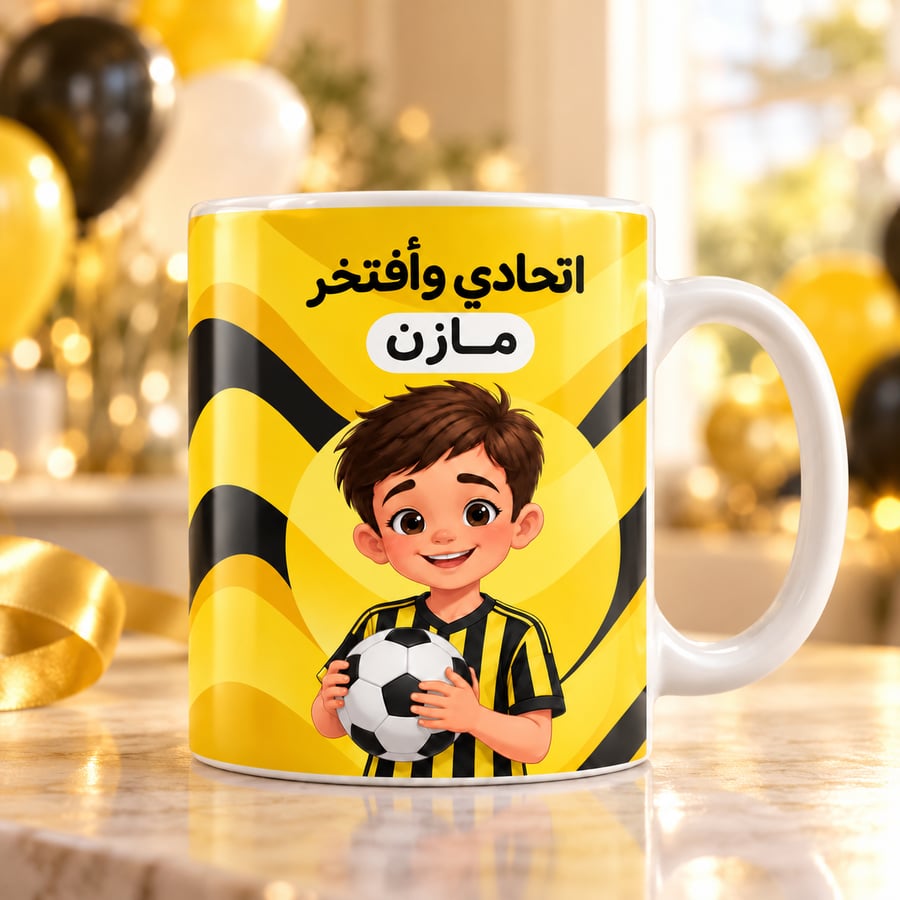 كوب أطفال مخصص - نادي الاتحاد (ولد)