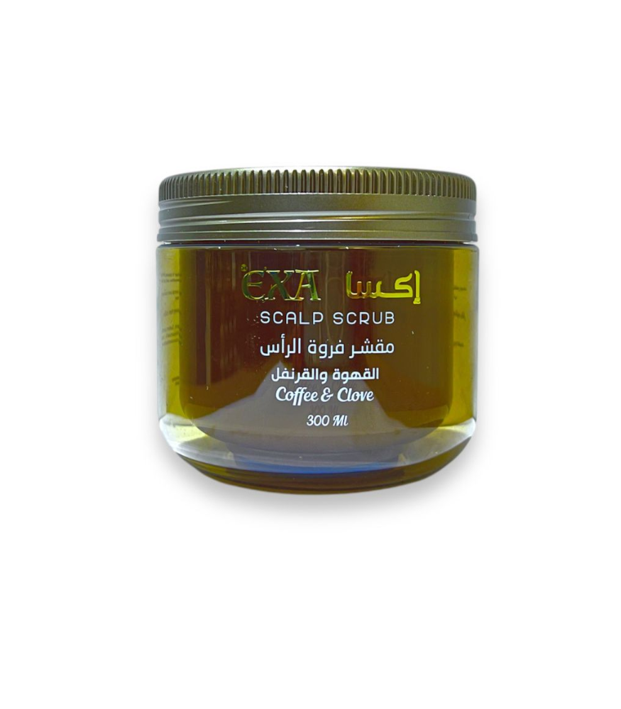 اكسا, مقشر, فروة, الرأس, بالقهوة, والقرنفل, - 300مل