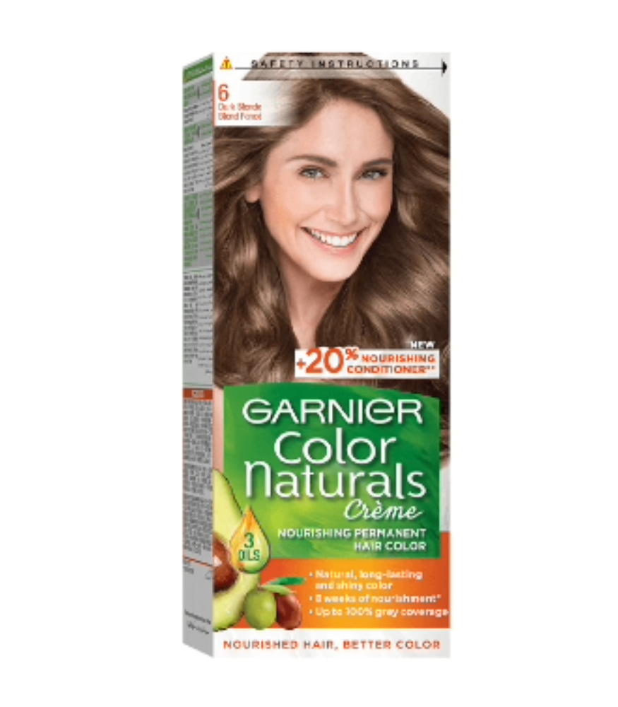 Color Naturals Cream dye from Garnier - Dark Blonde