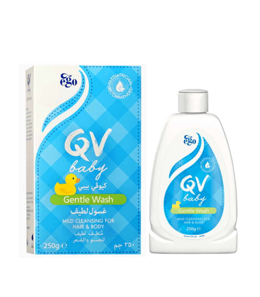 كيو في بيبي غسول لطيف للاطفال 250جرام
