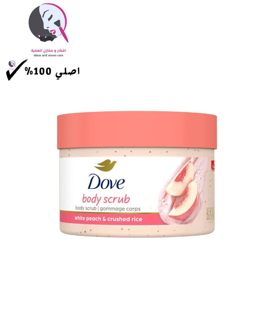 دوف,مقشر, للجسم, بخلاصة, الخوخ الأبيض, والأرز المطحون, 298جم