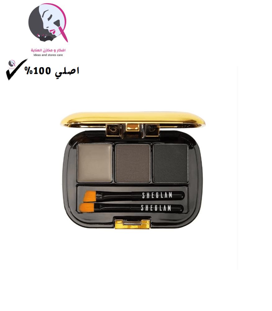Eyebrow shadow palette in brown gray color 102 from Shiglam