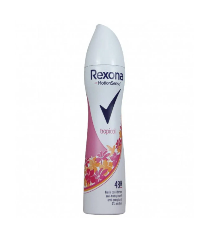 مضاد للتعرق ريكسونا تروبيكال 200 مل بخاخ للسيدات rexona deodorant spray 200 ml tropical
