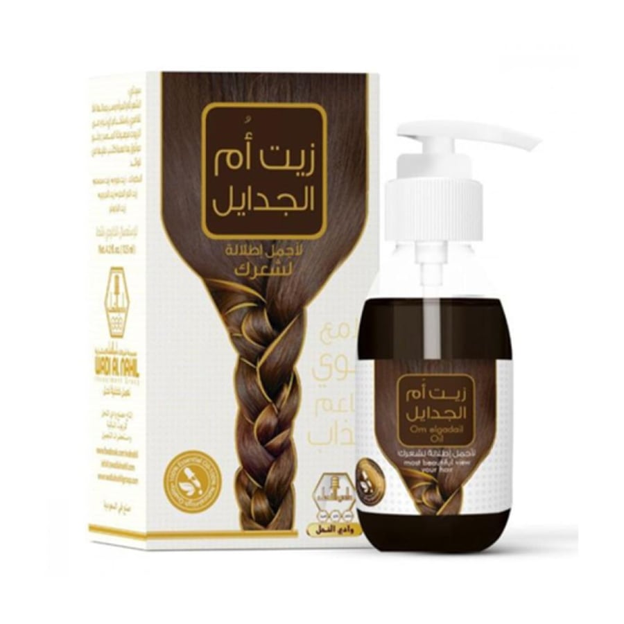زيت ام الجدايل للشعر - 125 مل من وادي النحل