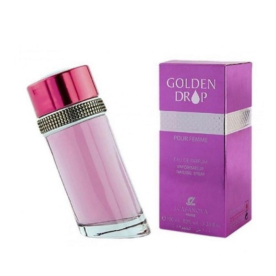 عطر جي كازانوفا جولدن دروب النسائي او دو بارفيوم- 100مل