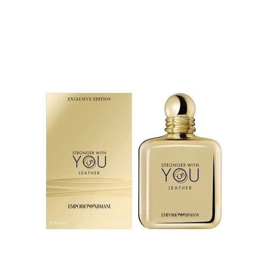 عطر امبوريو ارماني سترونجر ويذ يو ليذر او دو بارفيوم - 100مل