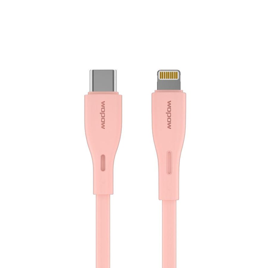 iPhone cable 1 meter pink color from Wobo - TP PD
