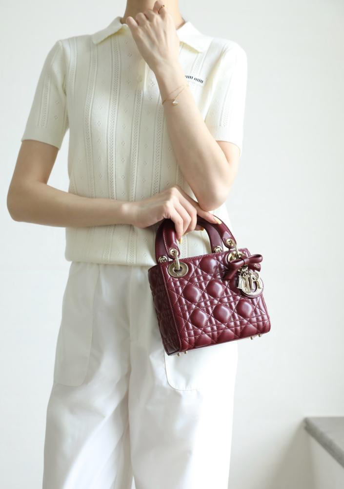 شنطة ديور Lady مقاس 17cm