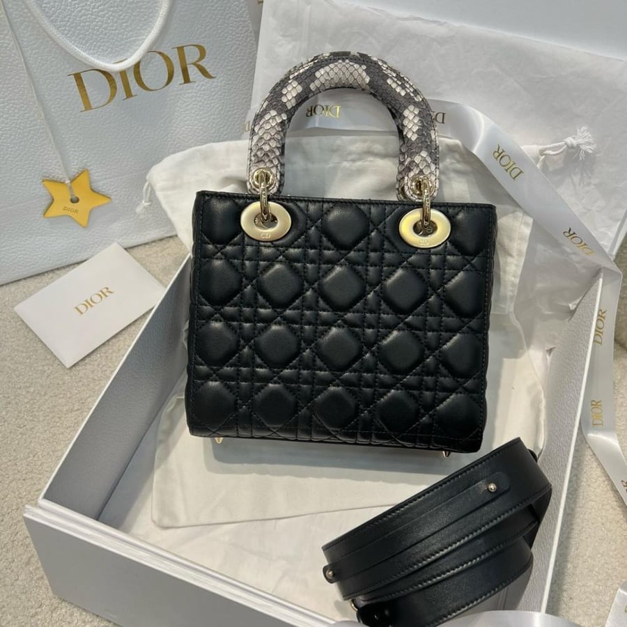 Lady Dior bag, 20cm size