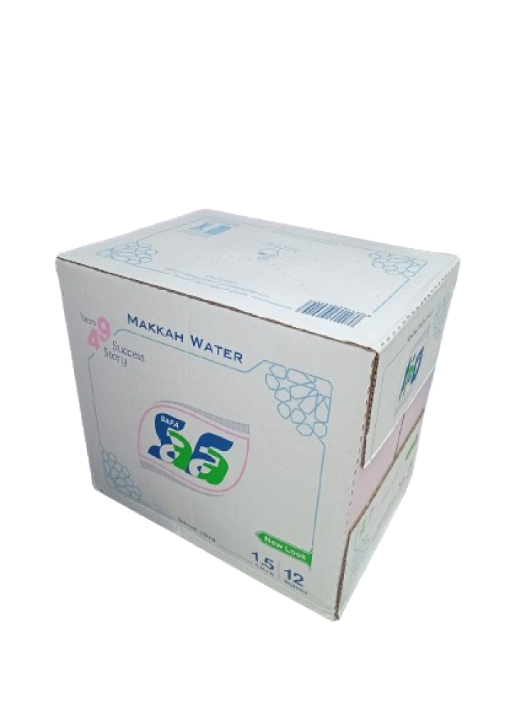 كرتون ماء صفا 1.5 لتر × 12 حبة