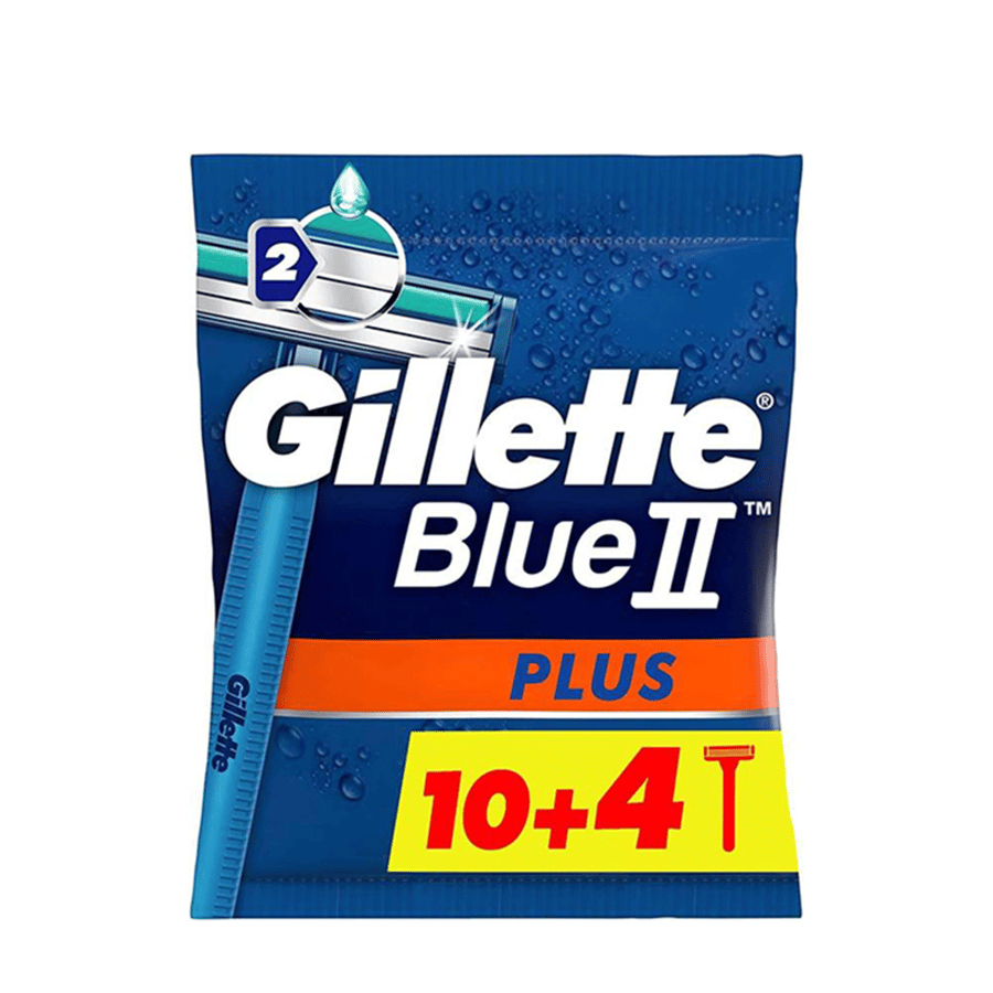 Gillette Blue 2 Plus 10 plus 4 pieces men's razors