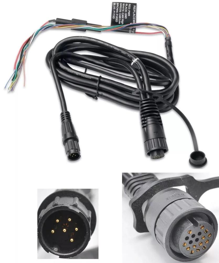 كيبل للأجهزة التالية: Garmin OEM Power/Data Cable for 300C 400C GPSMAP 400 500 Series