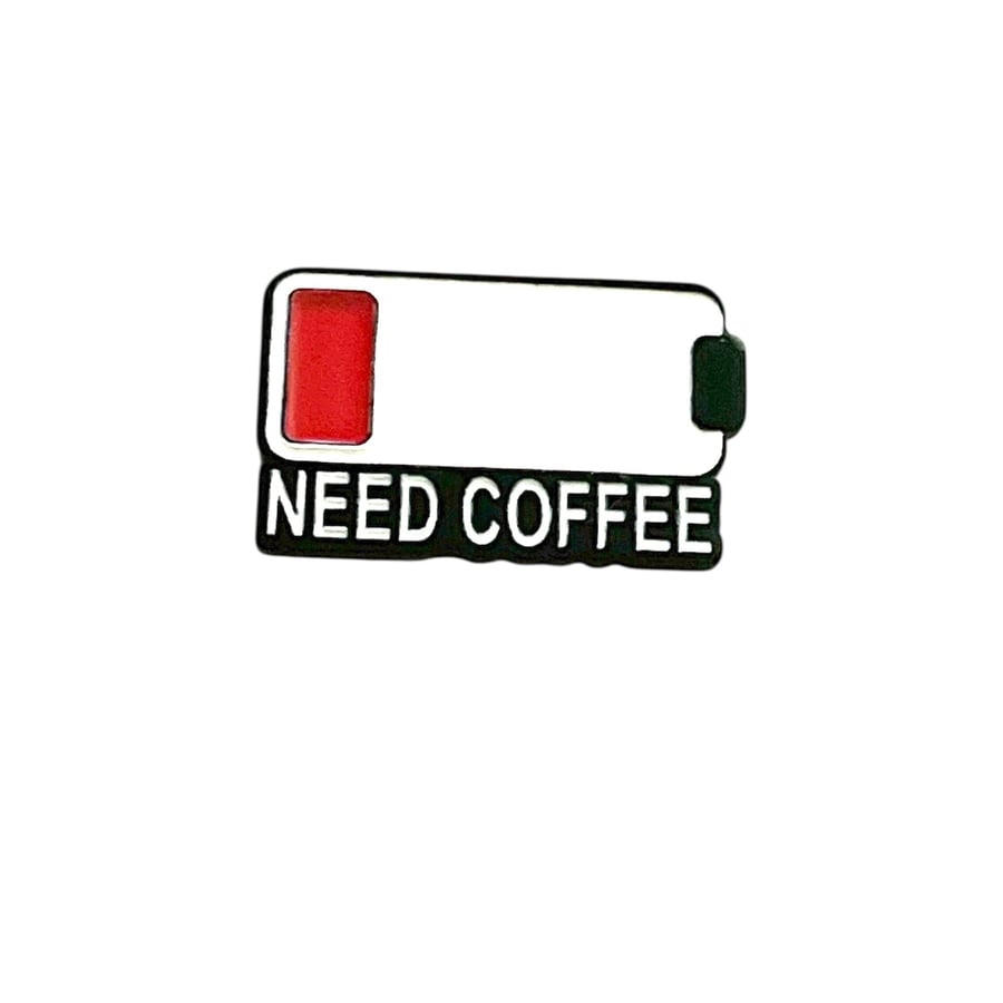 ملصق / ستيكر  معدني need coffee