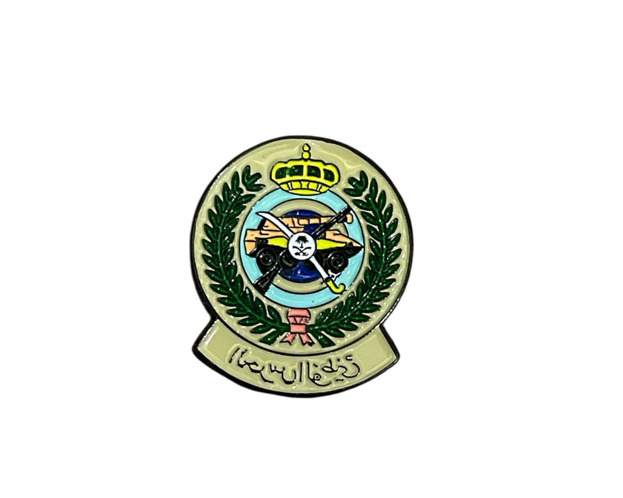 ملصق / ستيكر معدني شعارات القطاعات  العسكرية