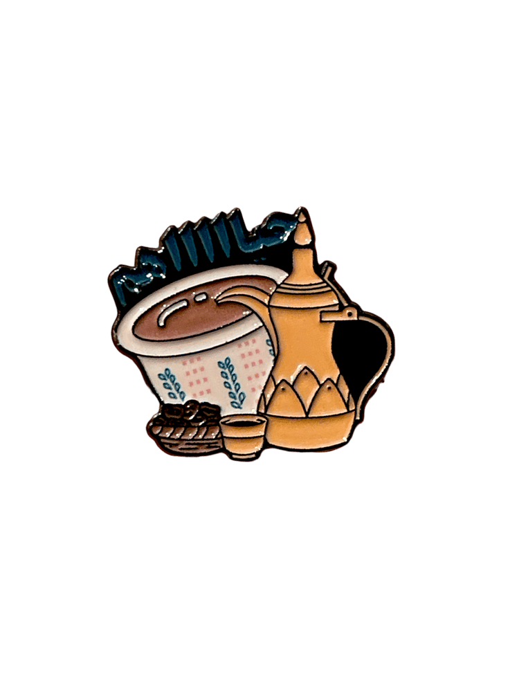 ملصق / ستيكر  معدني  حياهم دله وتمر