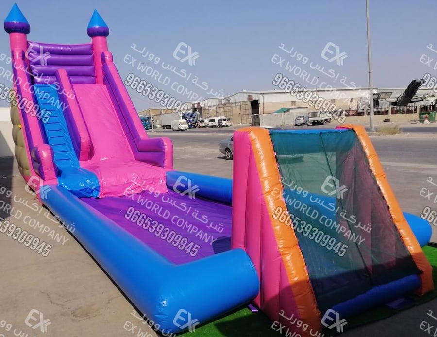 زحليقة مع ملعب صابوني 15متر×4متر ×7متر