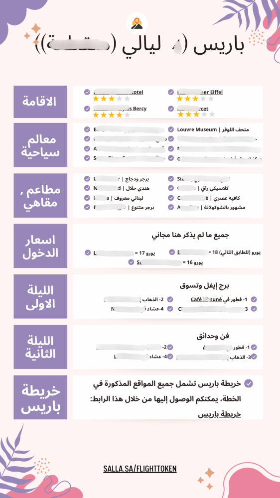 خطة سفر - فرنسا + بلجيكا + هولندا – 10 أيام (شاملة وجاهزة)