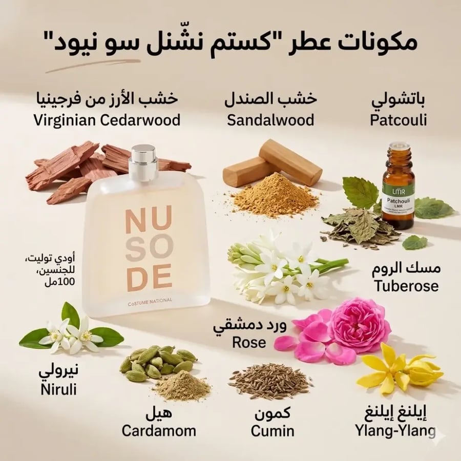 National Sou Niud unisex perfume custom Eau de Toilette 100ml