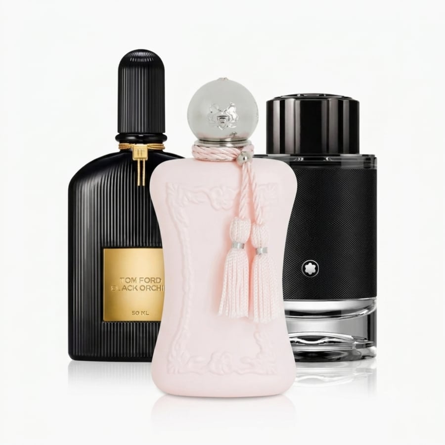 عطور وايل // ابو راضي (مون بلان إكسبلور + توم فورد بلاك أوركيد + ديلينا)