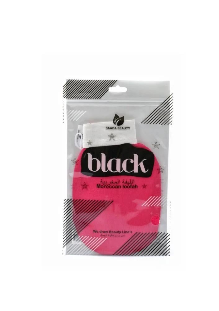 Moroccan loofah - pink color - Saada Beauty