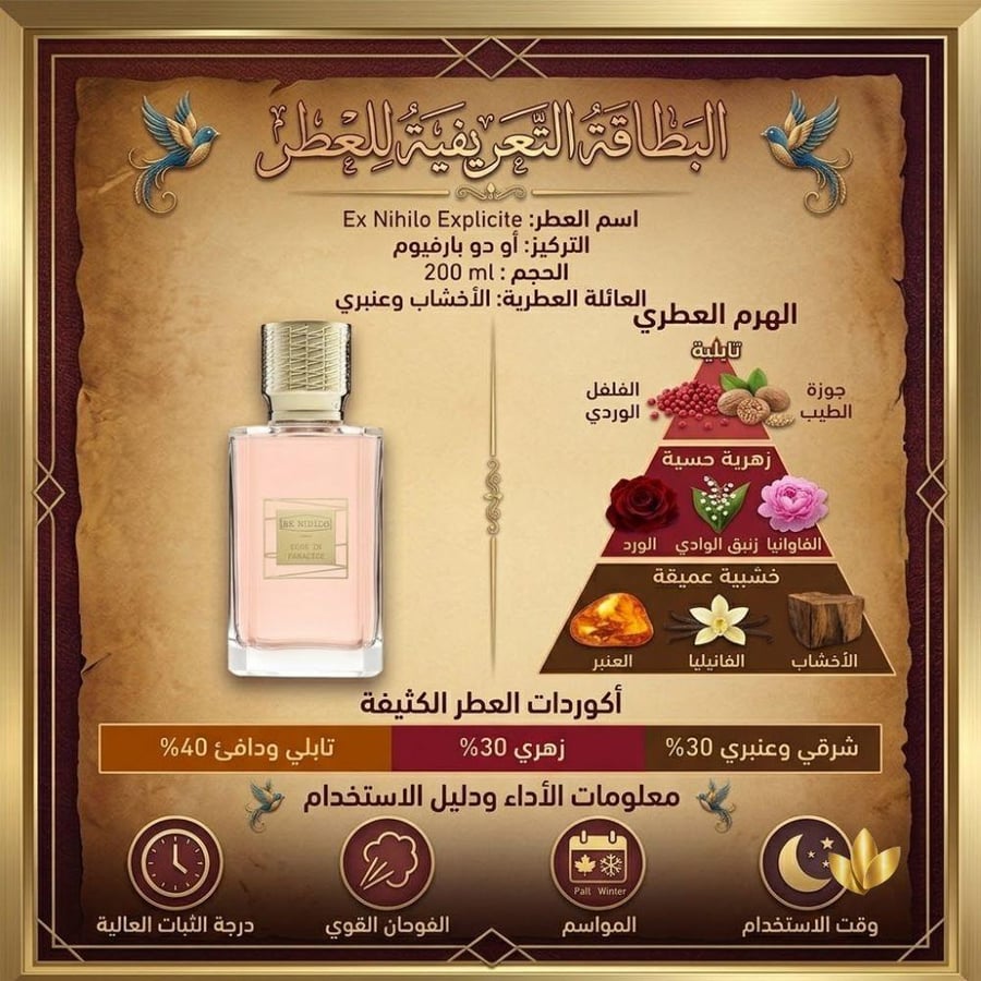 اكس نيهيلو اكسبليسيت او دي برفيوم 100 مل
