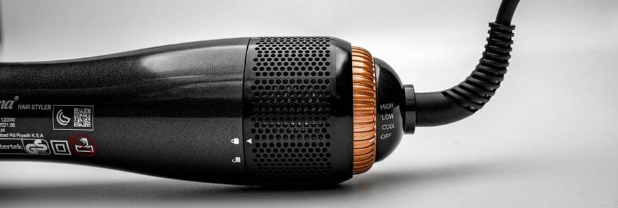 فرشاة حراريه مع مملس 2*1 من اوكيما Ok-715