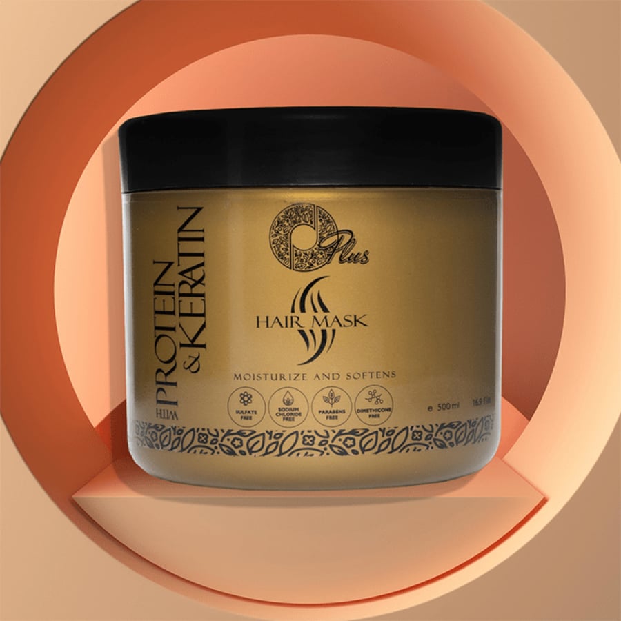 اوبلس ماسك وحمام زيت شعر الكيراتين - 500 ML