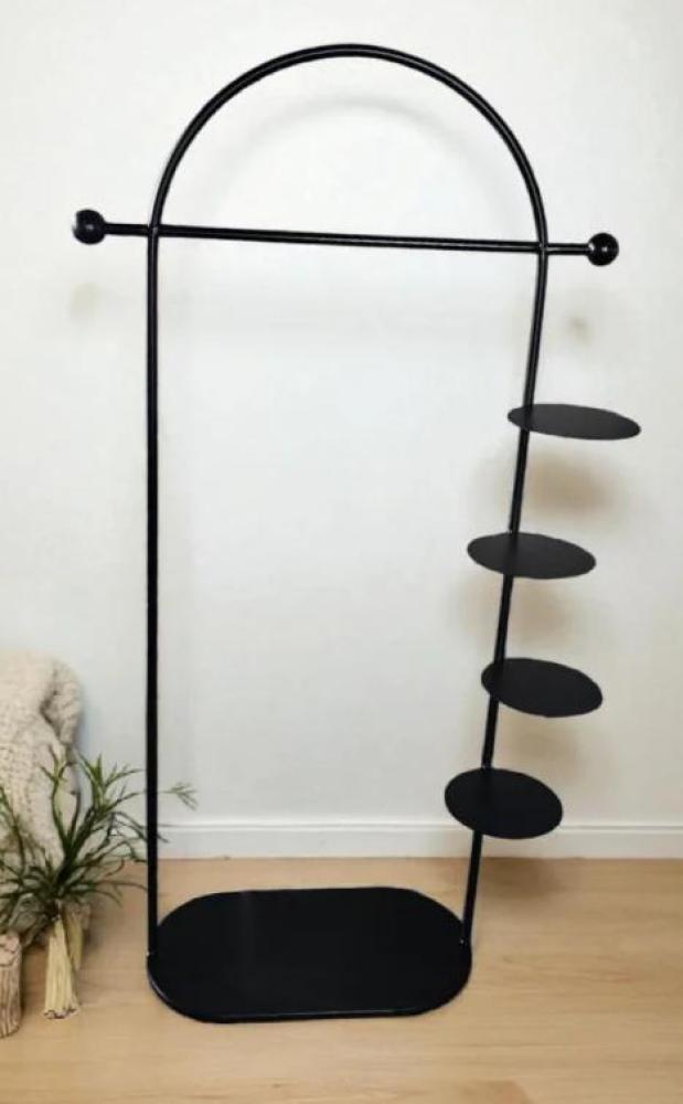 Black clothing hanger
